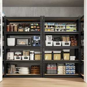 Heavy Duty Metal Garage Shelving Rack 2000lbs 4/5/6-Tier Steel Shelf 60"/72"/84" 2Dropme