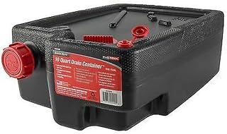 FloTool Super Duty Drain Container, Plastic, 10 Qt