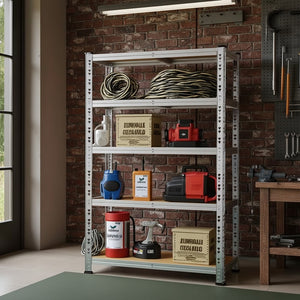 Heavy Duty Metal Garage Shelving Rack 2000lbs 4/5/6-Tier Steel Shelf 60"/72"/84" 2Dropme