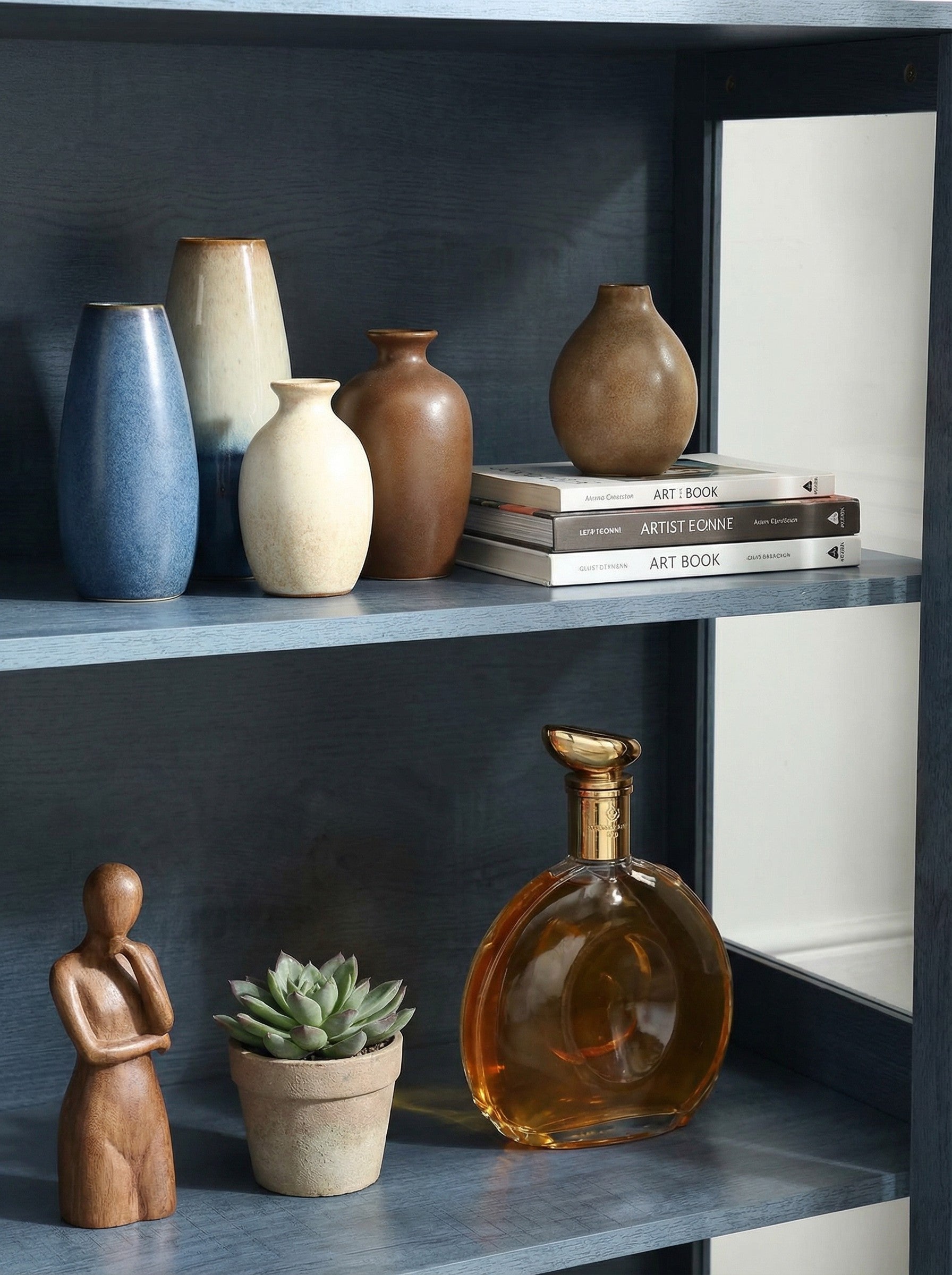 Modern Glass Door Cabinet – 3 Styles | Adjustable Shelves | Compact Storage Cupboard 2Dropme