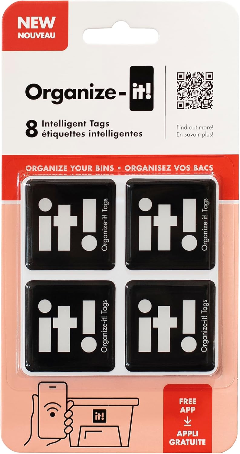 NFC Smart Labels Weatherproof Tags for Storage Bins NFC