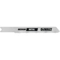 DEWALT DW3728-5 3 in. 14 TPI U-Shank Metal Jig Saw Blades