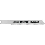 DEWALT DW3728-5 3 in. 14 TPI U-Shank Metal Jig Saw Blades