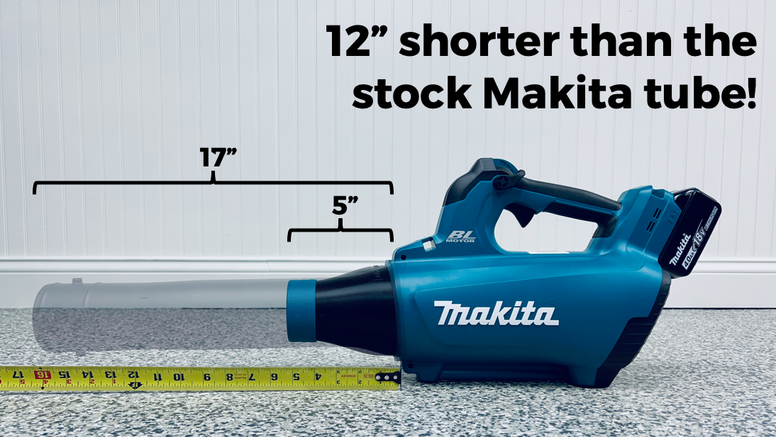 STUBBY® Car Drying Nozzle for Makita 18V LXT Leaf Blower (XBU03Z & DUB184Z) Stubby Nozzle Co.