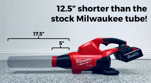 STUBBY® Car Drying Nozzle for Milwaukee M18 FUEL Dual Battery Leaf Blower (2824-20) Stubby Nozzle Co.