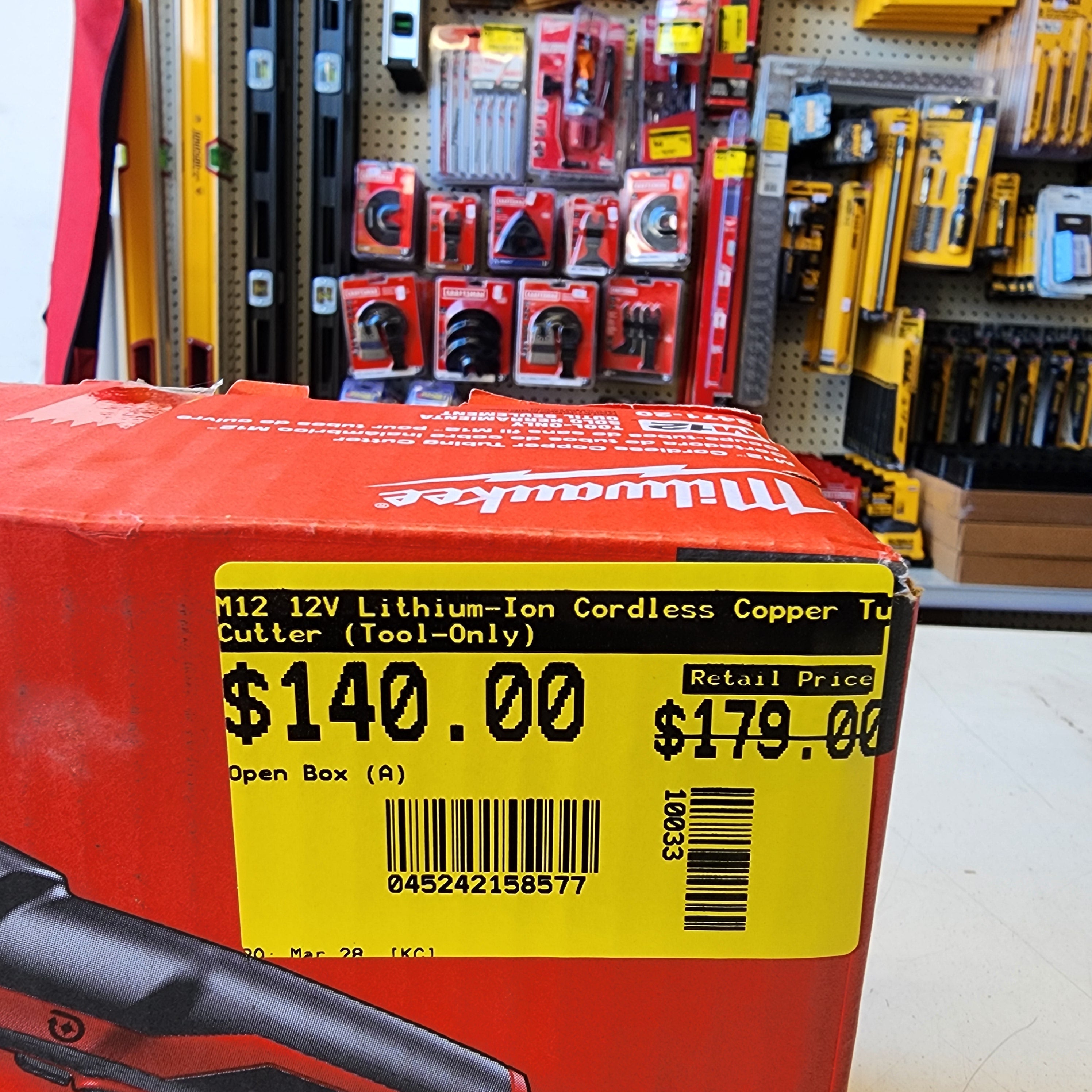 Milwaukee M12 12V Lithium-Ion Cordless Copper Tubi #condition_open-box