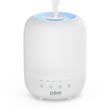 Sleek ultrasonic humidifier with smart humidity monitoring