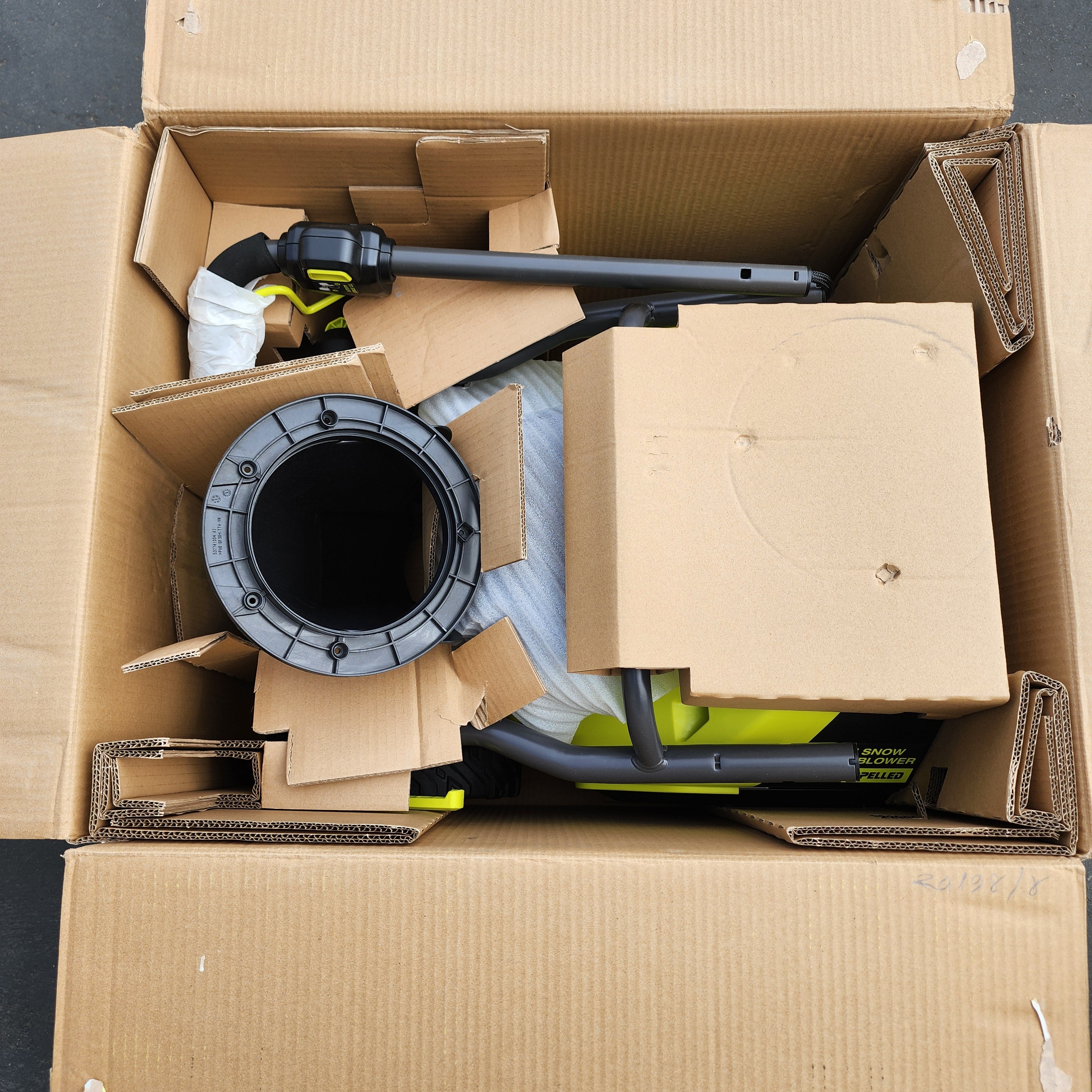 Ryobi winter snow removal tool brushless 18 inch blower