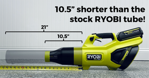 STUBBY® Car Drying Nozzle for RYOBI 730, 650, & 600 CFM Leaf Blowers Stubby Nozzle Co.