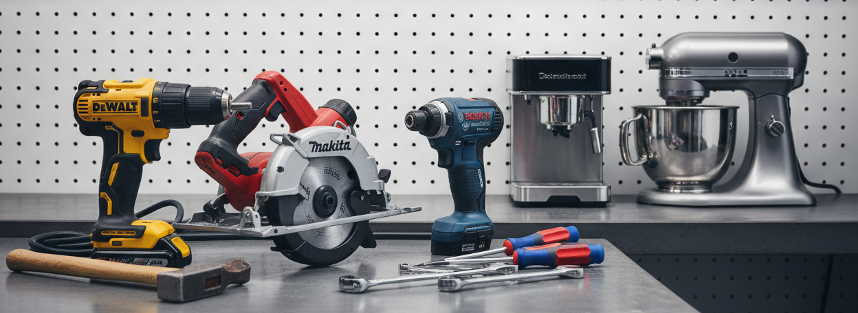  a banner image for apliances power tools and hand tools