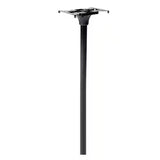 Architectural Mailboxes Coolidge 2 in. Dia In-Ground Steel Mailbox Post Black – Model 1002093718