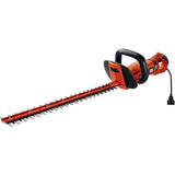 BLACK+DECKER 24 in. 3.3 Amp Corded Dual Action Electric Hedge Hog Trimmer with Rotating Handle