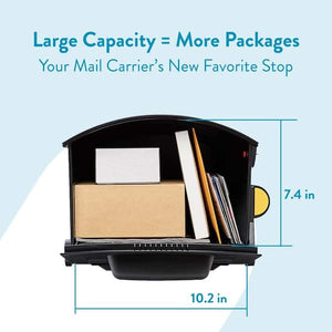 Architectural Mailboxes Patriot Black Large Plasti #condition_open-box