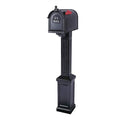 residential mailbox with post