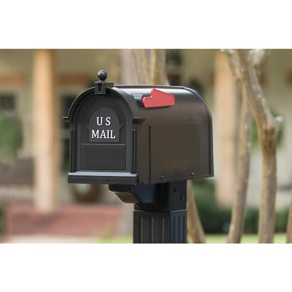 black mailbox and post kit