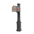 Postal PRO Carlton Post-Mount T2 Mailbox, Bronze