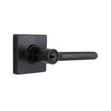 Defiant Tonebridge Matte Black Keyed Entry Door Handle with Square Rose – Model 1009429108