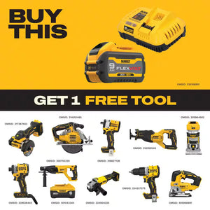 DEWALT DCB609C 20V/60V MAX FLEXVOLT Lithium-Ion 9.0Ah Battery and Charger Starter Kit - Open Box | #condition_open-box