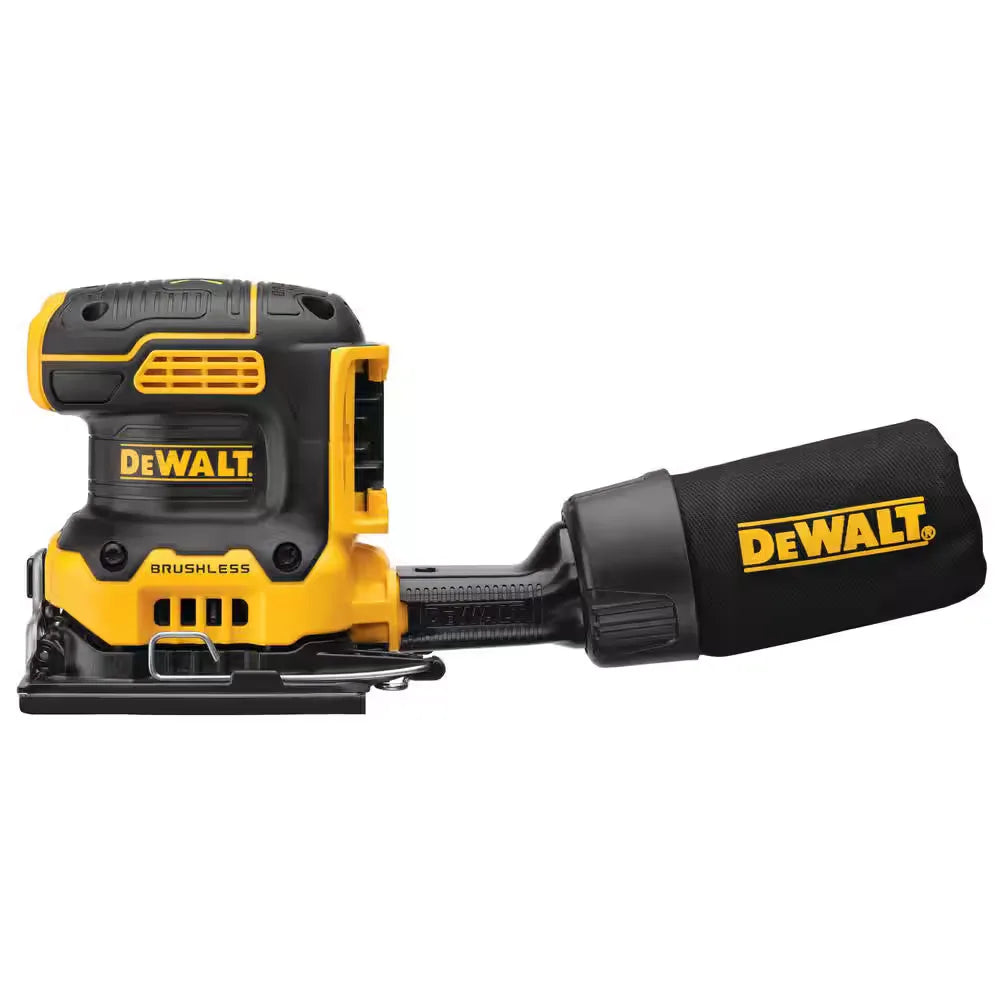 DEWALT DCW200B 20V MAX XR Brushless 1/4 Sheet Speed Sander Tool Only