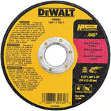DEWALT DW8062B5 4-1/2 in. Metal Cut-Off Wheel  0.045 in 5 Pack