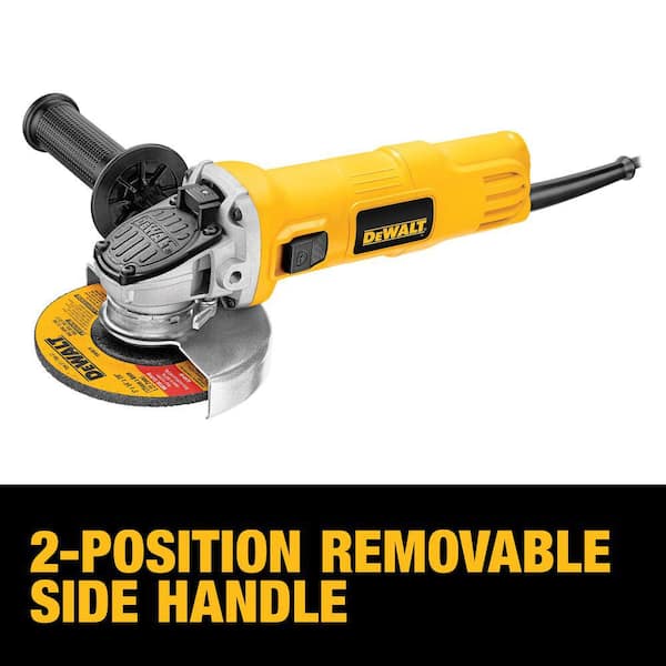 DEWALT corded angle grinder 7 amp 4.5 inch with one touch guard system