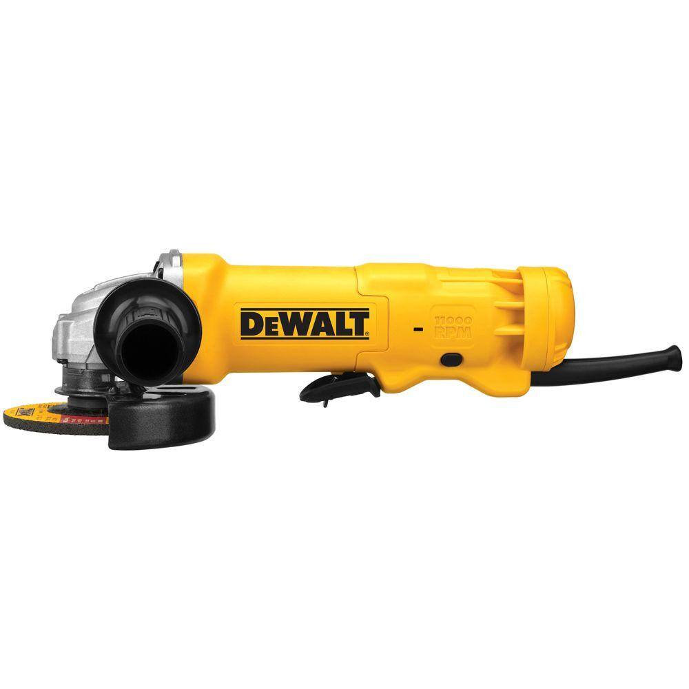 DEWALT 11 Amp Corded 4.5 in. Small Angle Grinder