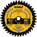 DEWALT 6-1/2 in. 40-Tooth Carbide Circular Saw Blade