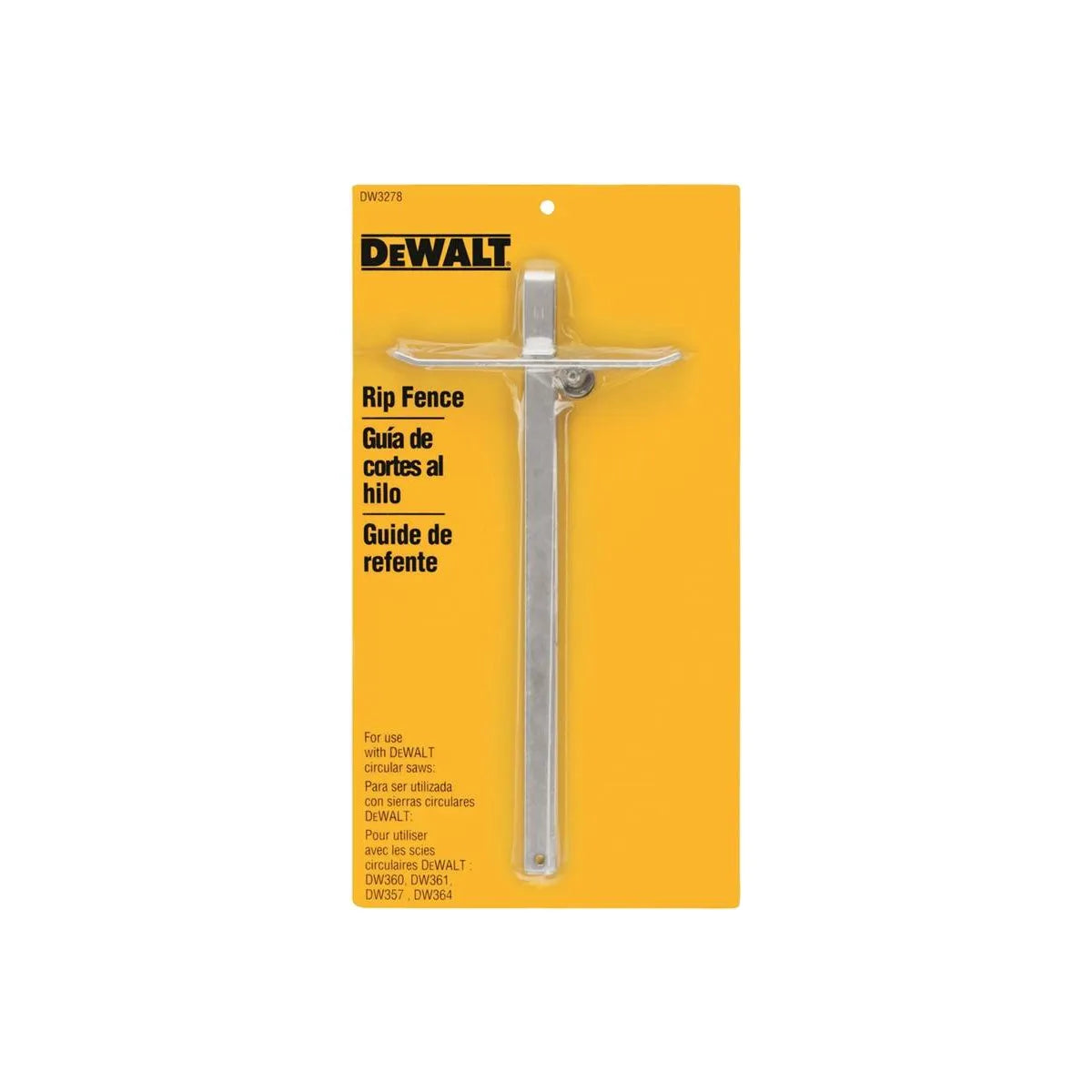 DEWALT DW3278 Circular Saw Rip Fence Guide Attachment