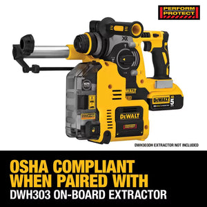 DEWALT DCH273B 20V MAX XR Cordless Brushless 1"  SDS Plus L-Shape Rotary Hammer Tool Only