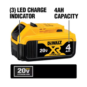 20V MAX Cordless Battery Powered String Trimmer & Blower Combo Kit with  4 Ah Battery & Charger