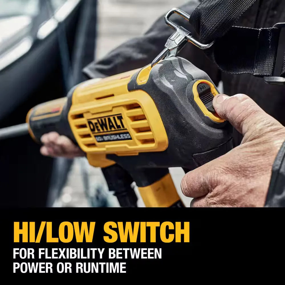 DEWALT DCPW1000X1 60V Cordless Pressure Washer - 1000 PSI, 1.0 GPM