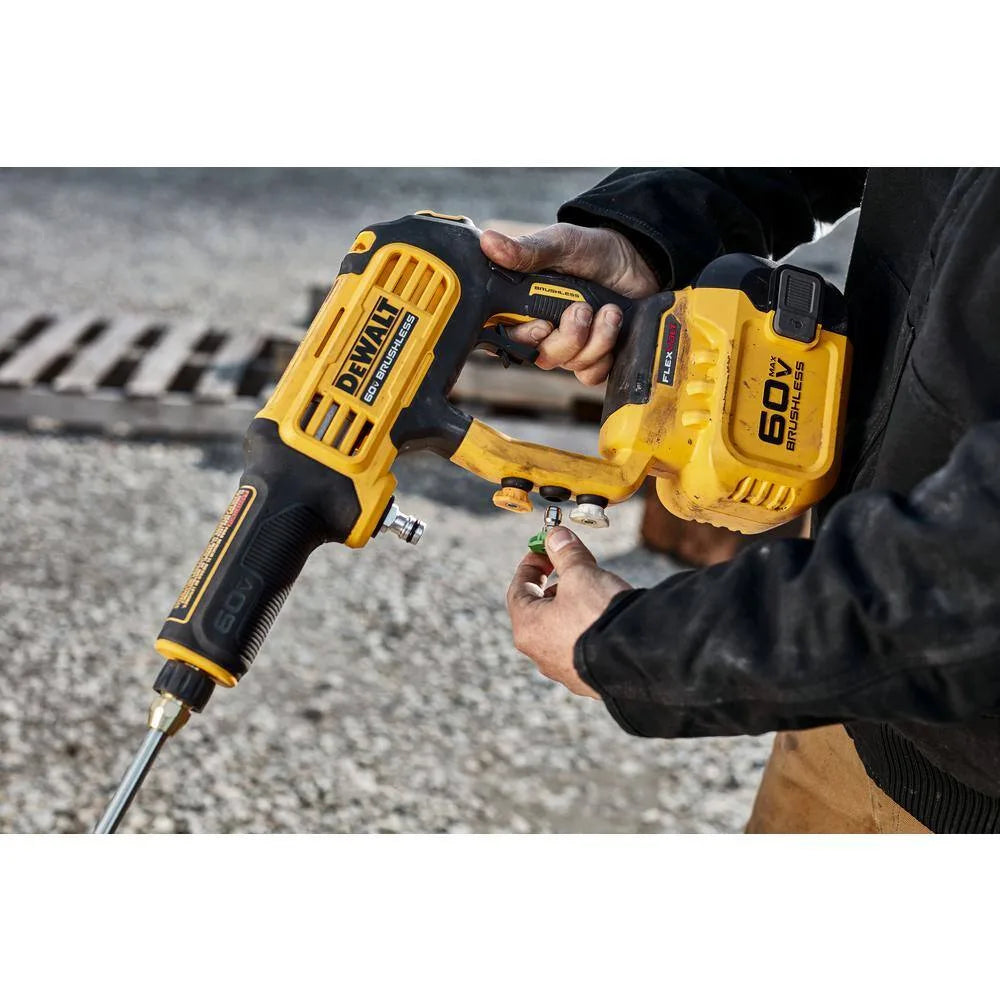 DEWALT DCPW1000X1 60V Cordless Pressure Washer - 1000 PSI, 1.0 GPM