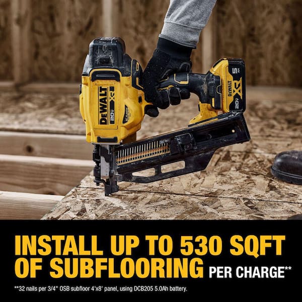 DEWALT 20-Volt 21 degree cordless framing nailer DCN920B tool only