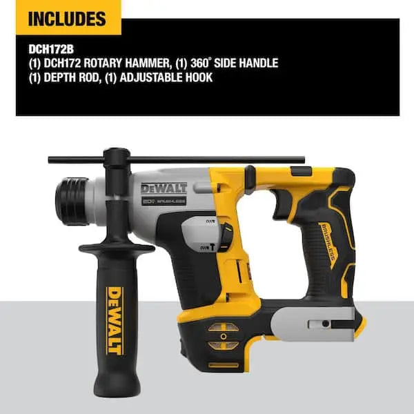 DEWALT ATOMIC 20V MAX Brushless SDS Plus Hammer Drill – Barely Used (Tool Only) DEWALT