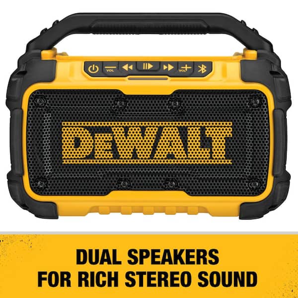 DEWALT 20V MAX Cordless Bluetooth Speaker DCR010 tool only