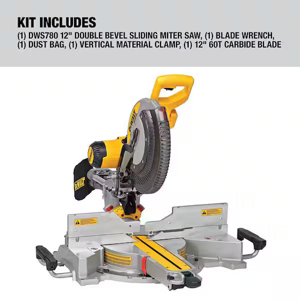 DEWALT 12 in. Double Bevel Sliding Miter Saw with  #condition_open-box