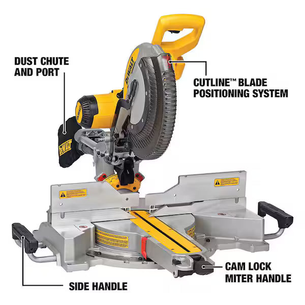 DEWALT 12 in. Double Bevel Sliding Miter Saw with  #condition_open-box