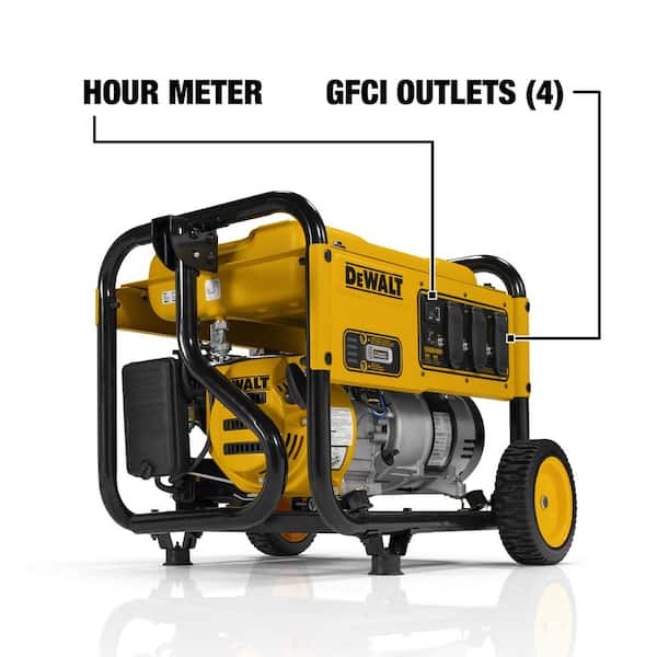 DEWALT portable generator for jobsite power