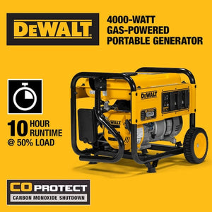 DEWALT 5000 watt portable generator gasoline powered