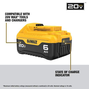 DEWALT 20V MAX Lithium-Ion 6.0 Ah Battery and Char #condition_open-box
