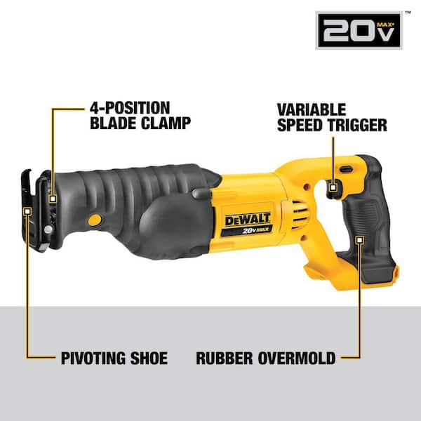 DEWALT 20V MAX Cordless Reciprocating Saw