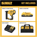 DeWalt DCN681D1 brushless narrow crown stapler front view