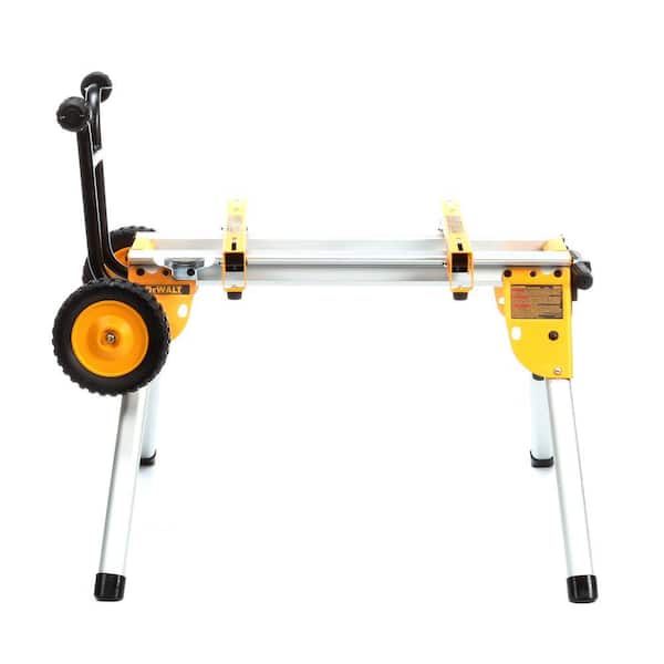 DEWALT DW7440RS stand for table saw with quick connect brackets system