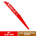 Diablo DS0912BW 9 in Nail-Embedded Wood Recip Saw Blade 4/6 TPI