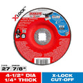 DIABLO 4-1/2 in Type 27 Metal Grinding Disc X-Lock 7/8 in