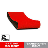 DIABLO 4 in. x 24 in. 36-Grit Sanding