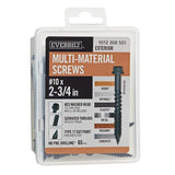 Black 6-Lobe Drive Exterior Washer Hex Head Multi-Material Screw Box