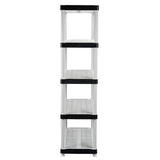 HDX 5-Tier Heavy-Duty Plastic Storage Shelving Unit