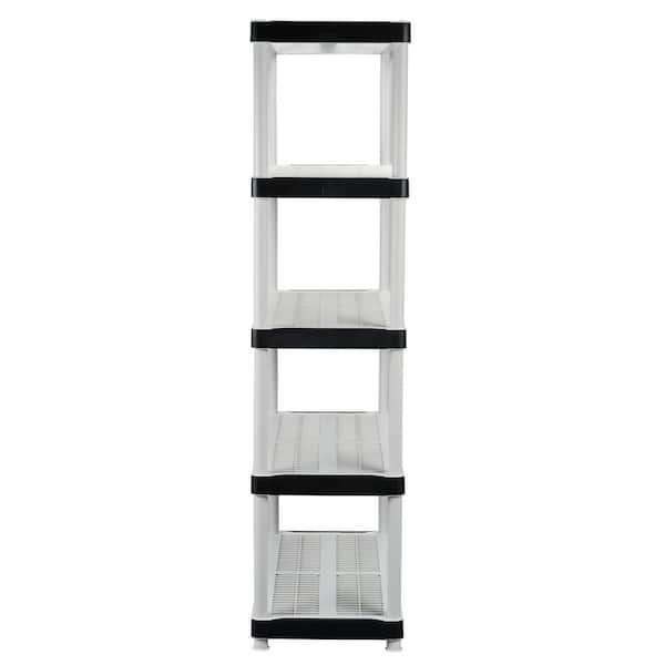HDX 5-Tier Heavy-Duty Plastic Storage Shelving Uni #condition_open-box