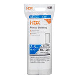 HDX 10 ft. x 25 ft. Clear 3.5 mil Plastic Sheeting